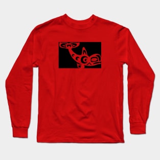 Northwest Native American Whale Long Sleeve T-Shirt